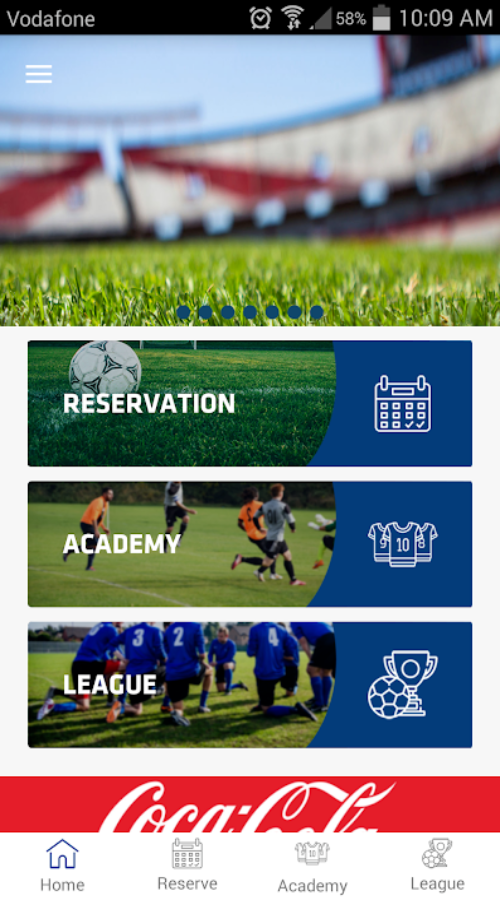 Mal3abak: Fields Reservation App screenshot 1